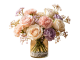 Pastel Pink & Lavender Mixed Floral Vase Arrangement